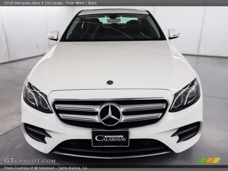 Polar White / Black 2018 Mercedes-Benz E 300 Sedan
