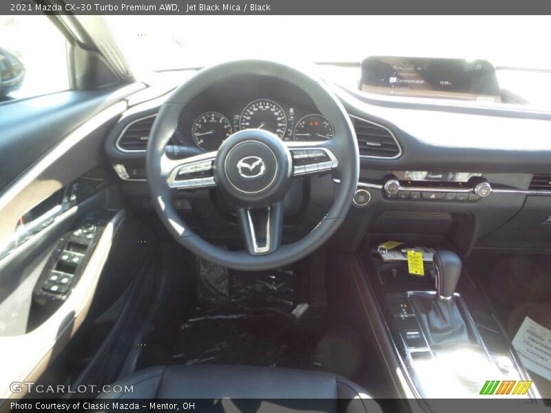 Jet Black Mica / Black 2021 Mazda CX-30 Turbo Premium AWD