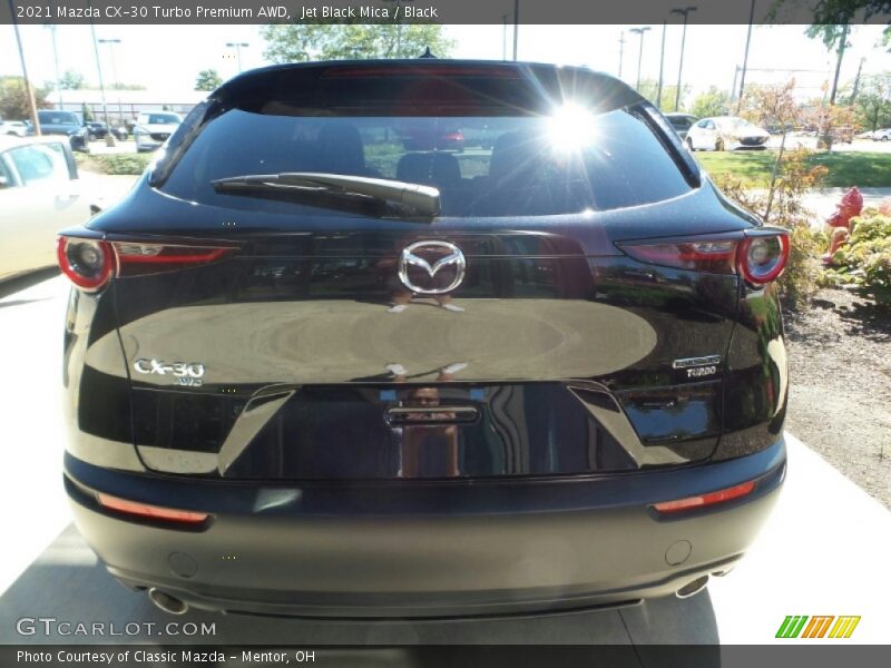 Jet Black Mica / Black 2021 Mazda CX-30 Turbo Premium AWD