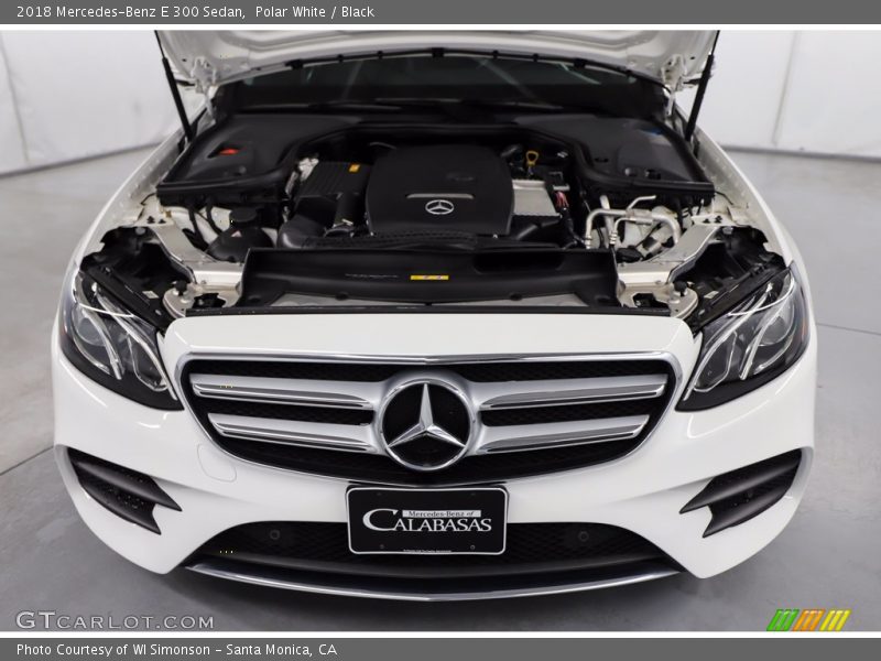 Polar White / Black 2018 Mercedes-Benz E 300 Sedan