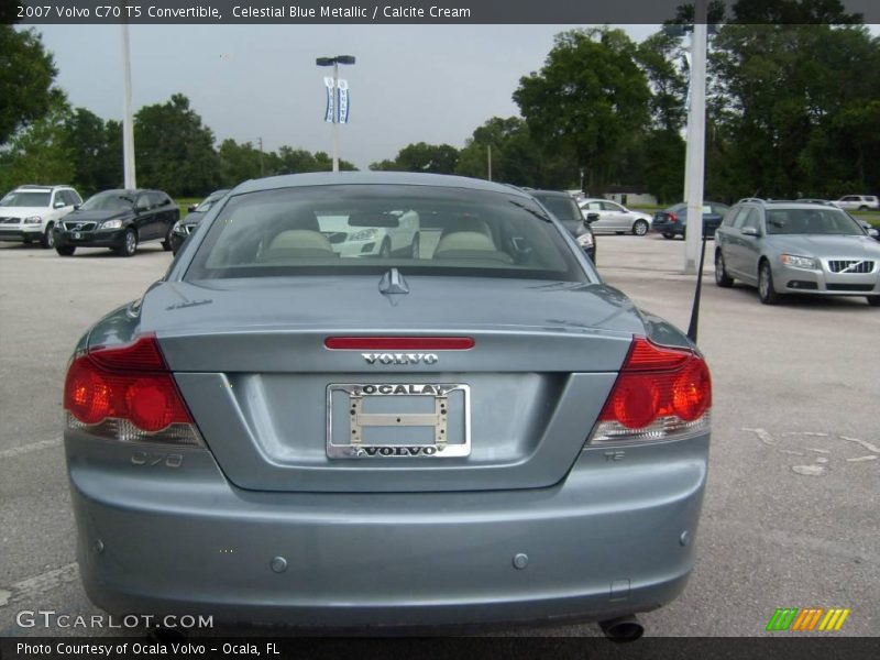 Celestial Blue Metallic / Calcite Cream 2007 Volvo C70 T5 Convertible