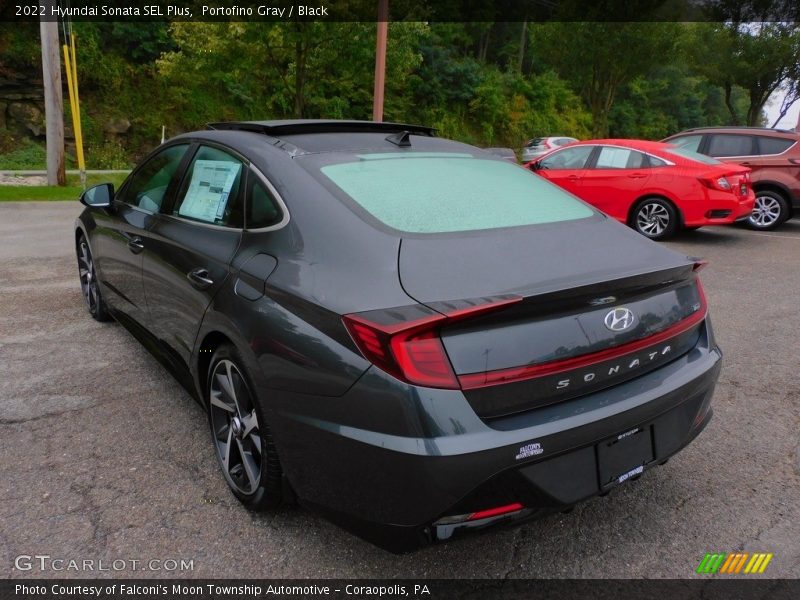Portofino Gray / Black 2022 Hyundai Sonata SEL Plus