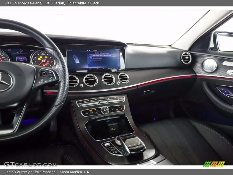 Polar White / Black 2018 Mercedes-Benz E 300 Sedan