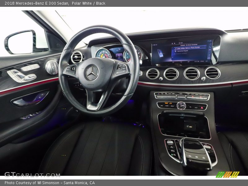 Polar White / Black 2018 Mercedes-Benz E 300 Sedan