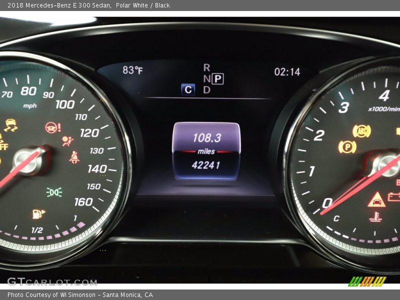 Polar White / Black 2018 Mercedes-Benz E 300 Sedan
