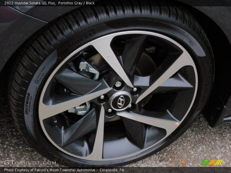 Portofino Gray / Black 2022 Hyundai Sonata SEL Plus