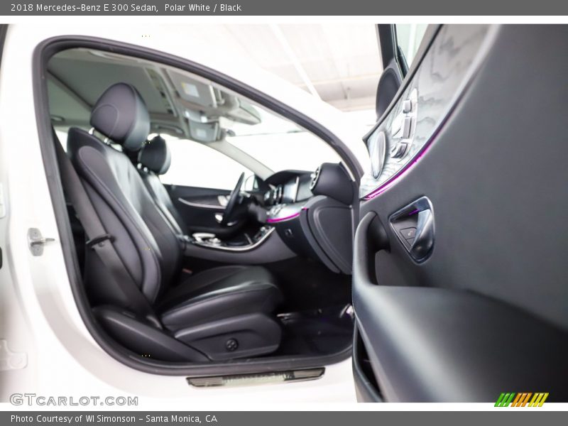 Polar White / Black 2018 Mercedes-Benz E 300 Sedan