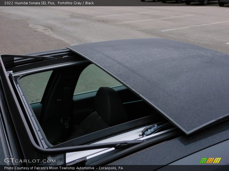 Portofino Gray / Black 2022 Hyundai Sonata SEL Plus