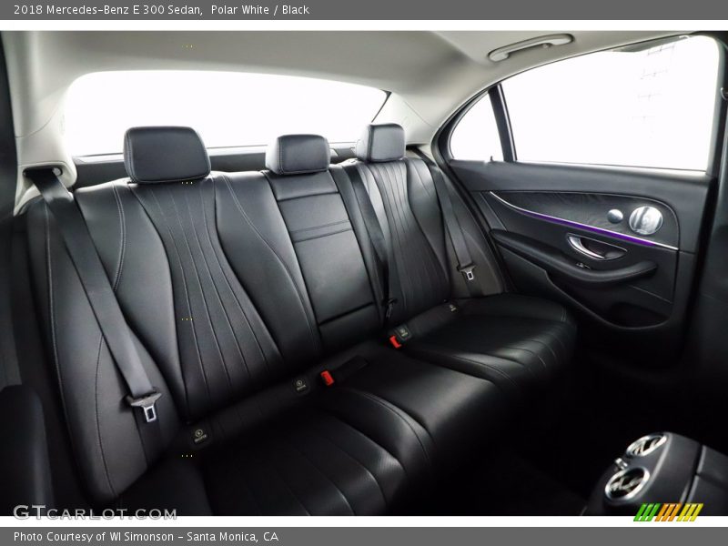 Polar White / Black 2018 Mercedes-Benz E 300 Sedan