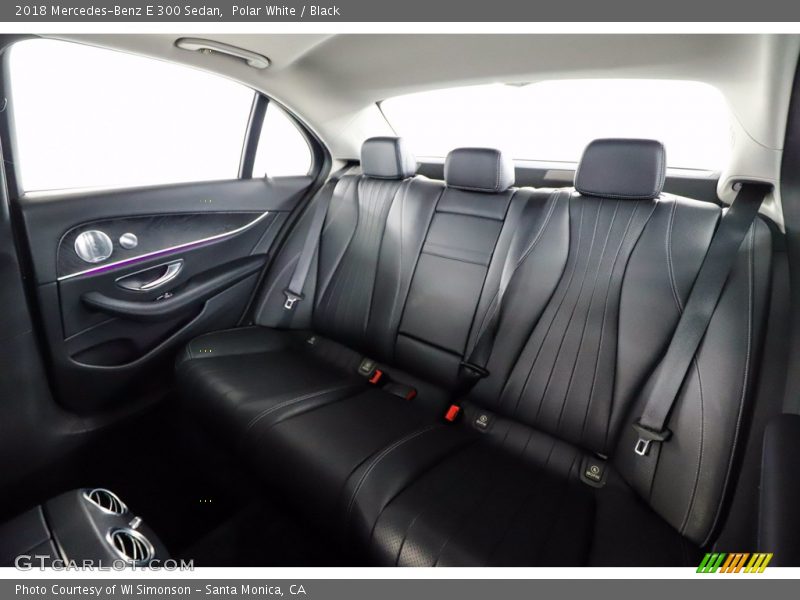 Polar White / Black 2018 Mercedes-Benz E 300 Sedan