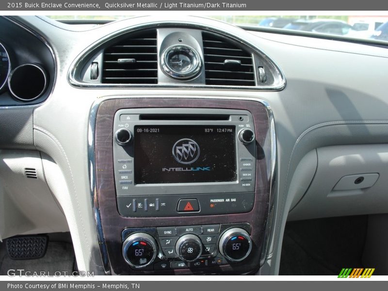 Controls of 2015 Enclave Convenience