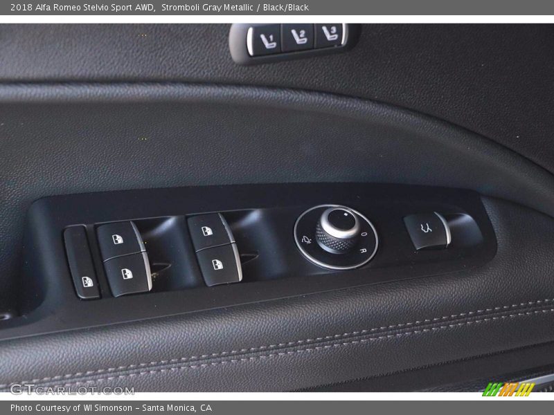Stromboli Gray Metallic / Black/Black 2018 Alfa Romeo Stelvio Sport AWD