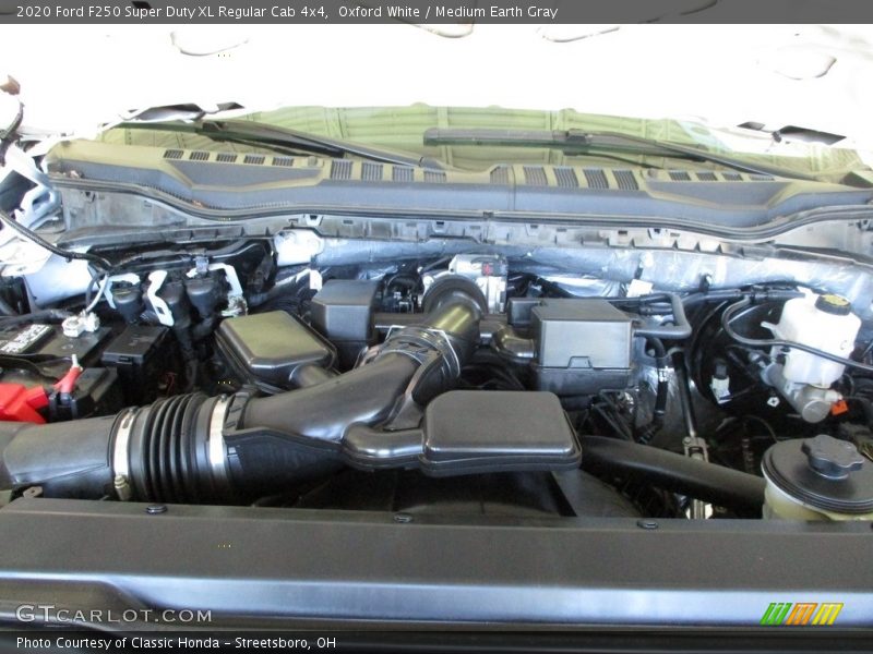 Oxford White / Medium Earth Gray 2020 Ford F250 Super Duty XL Regular Cab 4x4