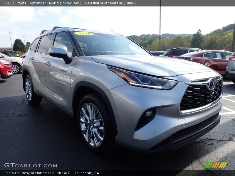 Celestial Silver Metallic / Black 2020 Toyota Highlander Hybrid Limited AWD