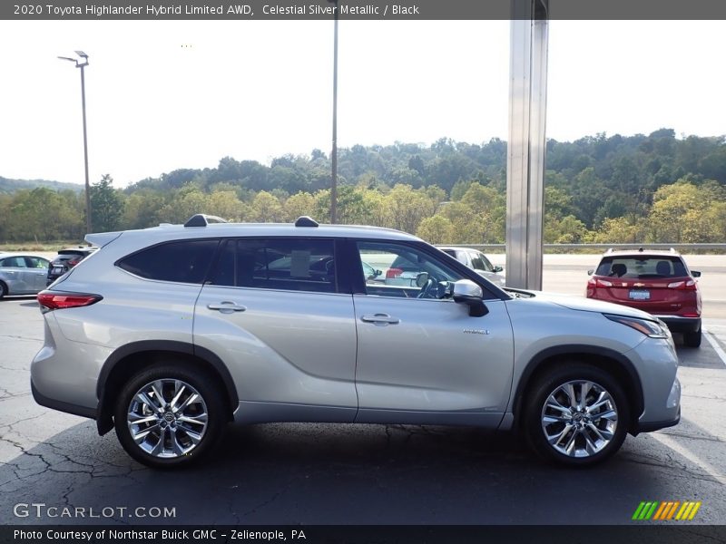 Celestial Silver Metallic / Black 2020 Toyota Highlander Hybrid Limited AWD