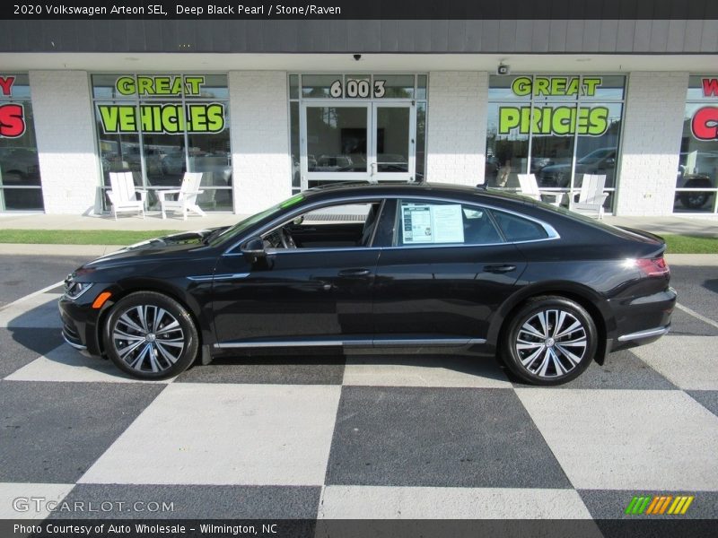 Deep Black Pearl / Stone/Raven 2020 Volkswagen Arteon SEL