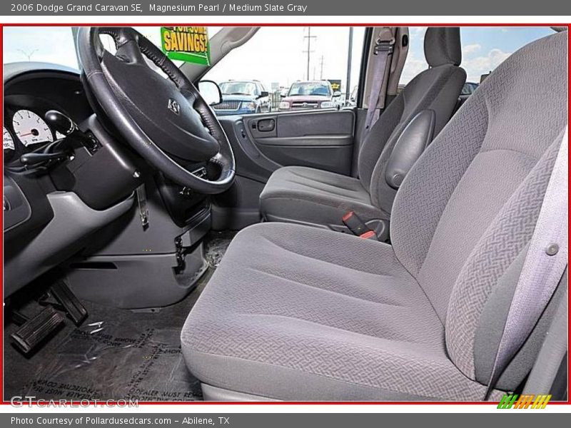 Magnesium Pearl / Medium Slate Gray 2006 Dodge Grand Caravan SE