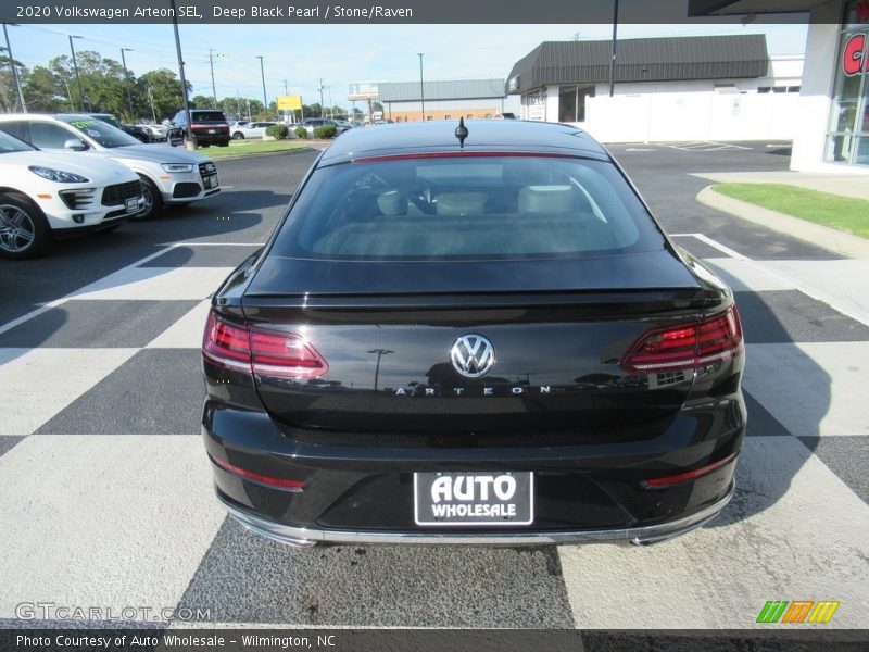 Deep Black Pearl / Stone/Raven 2020 Volkswagen Arteon SEL