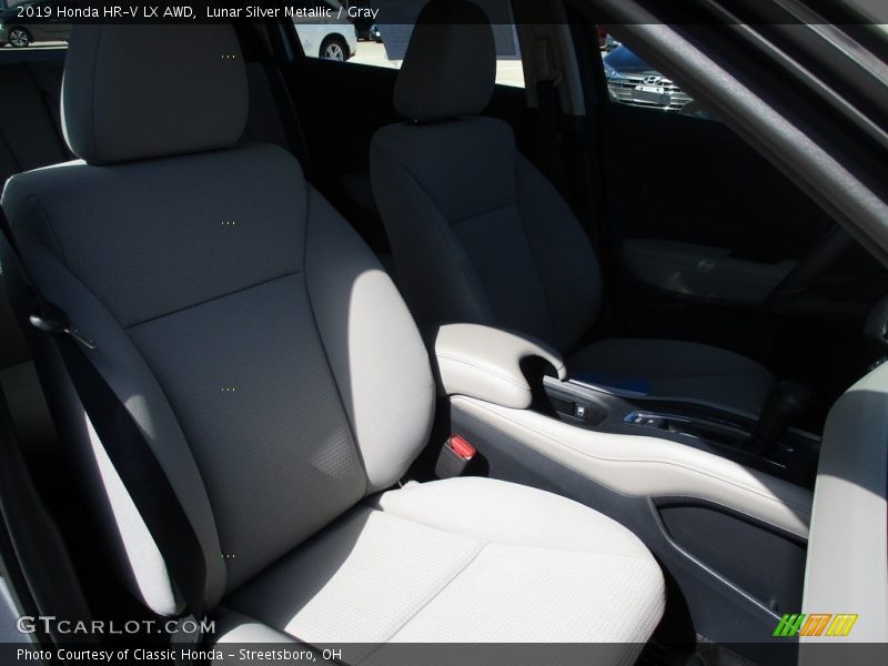 Lunar Silver Metallic / Gray 2019 Honda HR-V LX AWD