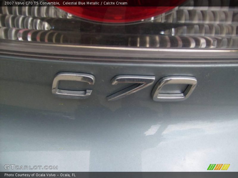Celestial Blue Metallic / Calcite Cream 2007 Volvo C70 T5 Convertible