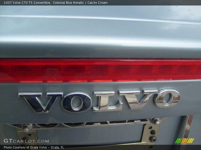Celestial Blue Metallic / Calcite Cream 2007 Volvo C70 T5 Convertible