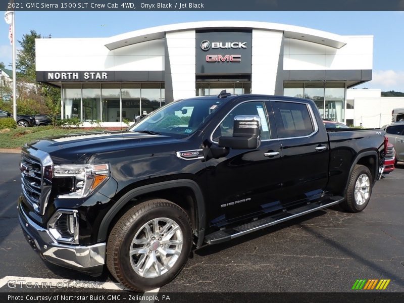 Onyx Black / Jet Black 2021 GMC Sierra 1500 SLT Crew Cab 4WD