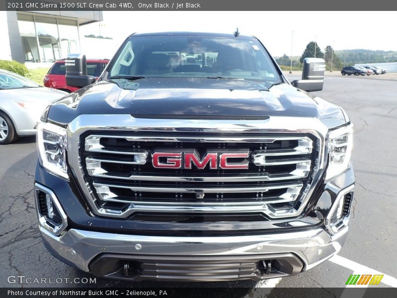 Onyx Black / Jet Black 2021 GMC Sierra 1500 SLT Crew Cab 4WD