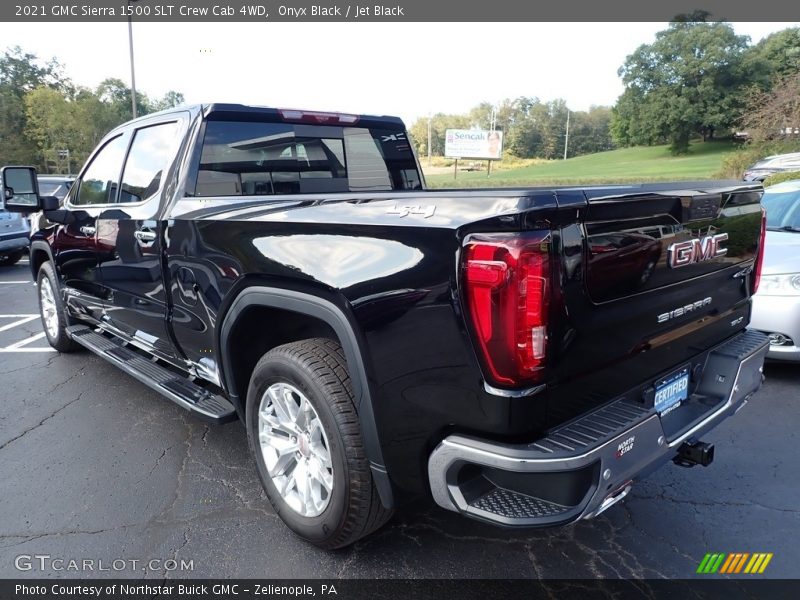 Onyx Black / Jet Black 2021 GMC Sierra 1500 SLT Crew Cab 4WD