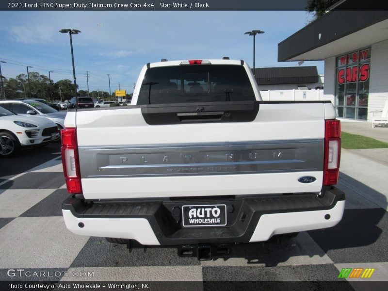 Star White / Black 2021 Ford F350 Super Duty Platinum Crew Cab 4x4