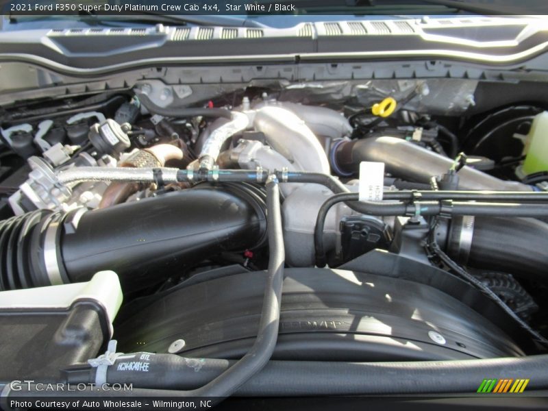 Star White / Black 2021 Ford F350 Super Duty Platinum Crew Cab 4x4