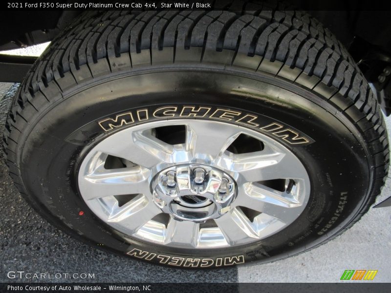 Star White / Black 2021 Ford F350 Super Duty Platinum Crew Cab 4x4