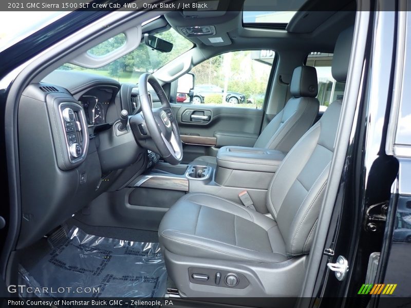 Onyx Black / Jet Black 2021 GMC Sierra 1500 SLT Crew Cab 4WD