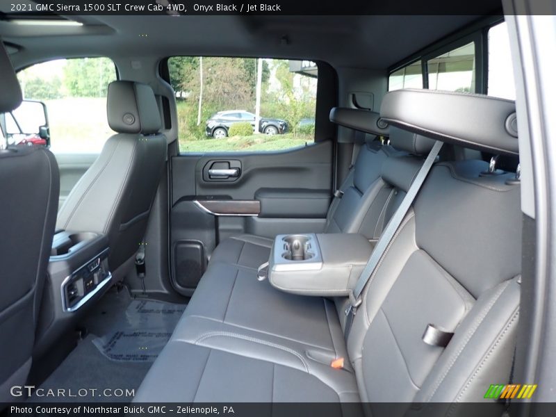 Onyx Black / Jet Black 2021 GMC Sierra 1500 SLT Crew Cab 4WD