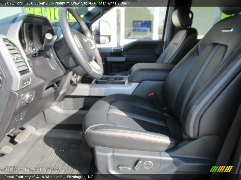 Star White / Black 2021 Ford F350 Super Duty Platinum Crew Cab 4x4