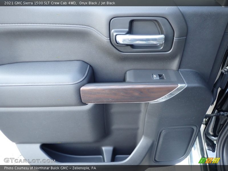 Onyx Black / Jet Black 2021 GMC Sierra 1500 SLT Crew Cab 4WD