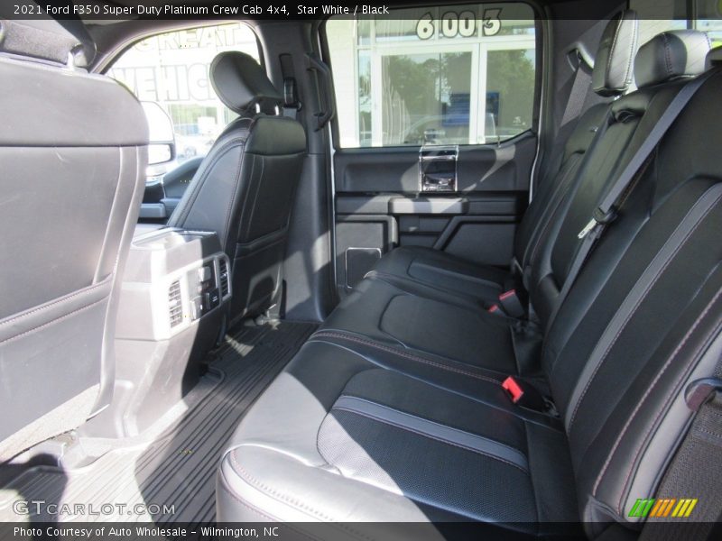 Star White / Black 2021 Ford F350 Super Duty Platinum Crew Cab 4x4