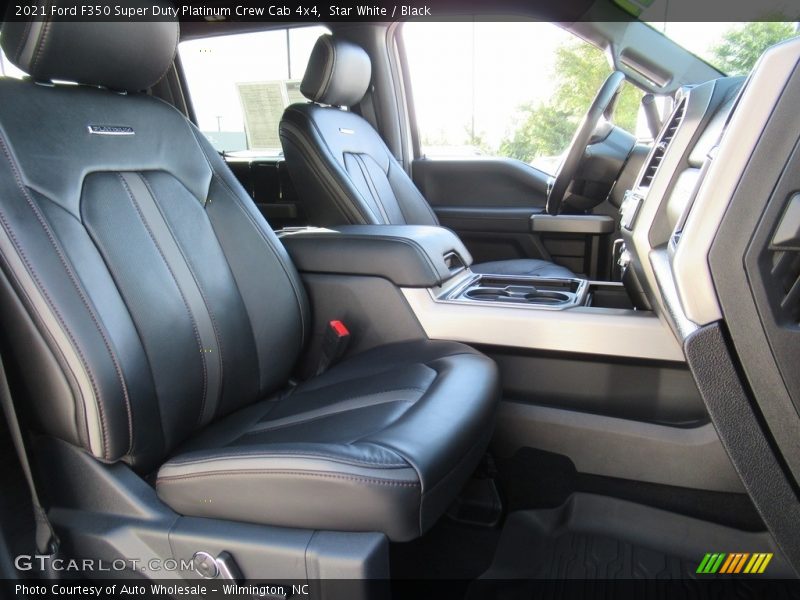 Star White / Black 2021 Ford F350 Super Duty Platinum Crew Cab 4x4