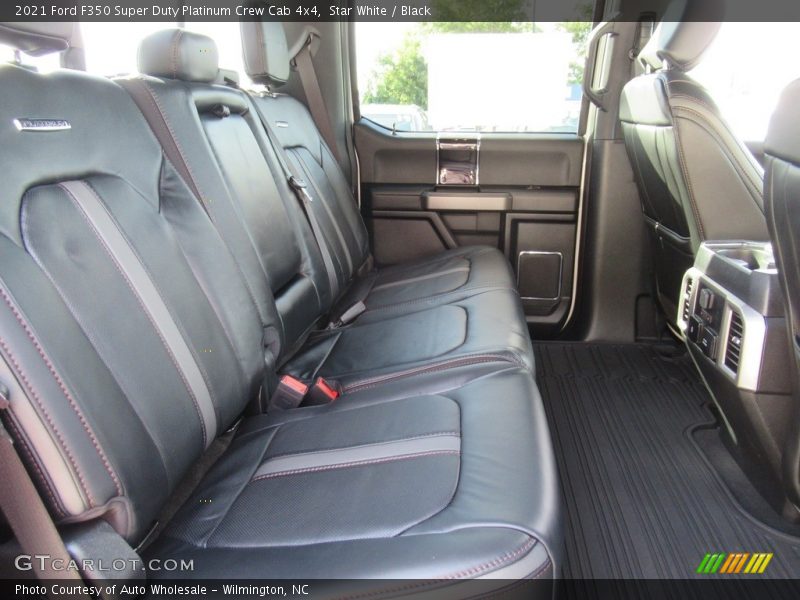 Star White / Black 2021 Ford F350 Super Duty Platinum Crew Cab 4x4