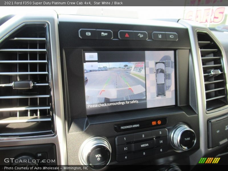 Star White / Black 2021 Ford F350 Super Duty Platinum Crew Cab 4x4