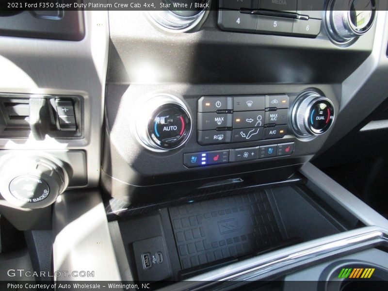 Star White / Black 2021 Ford F350 Super Duty Platinum Crew Cab 4x4