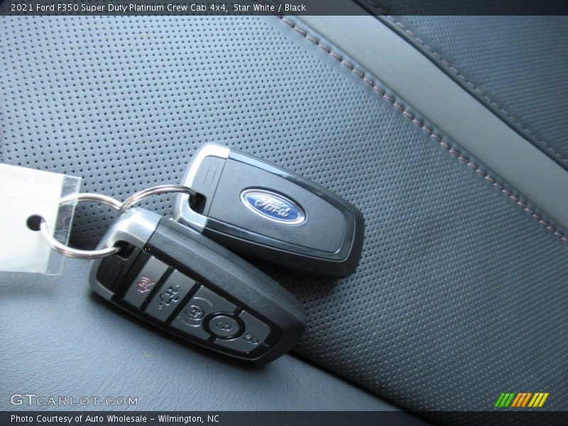 Star White / Black 2021 Ford F350 Super Duty Platinum Crew Cab 4x4