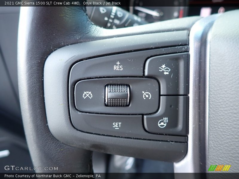 Onyx Black / Jet Black 2021 GMC Sierra 1500 SLT Crew Cab 4WD