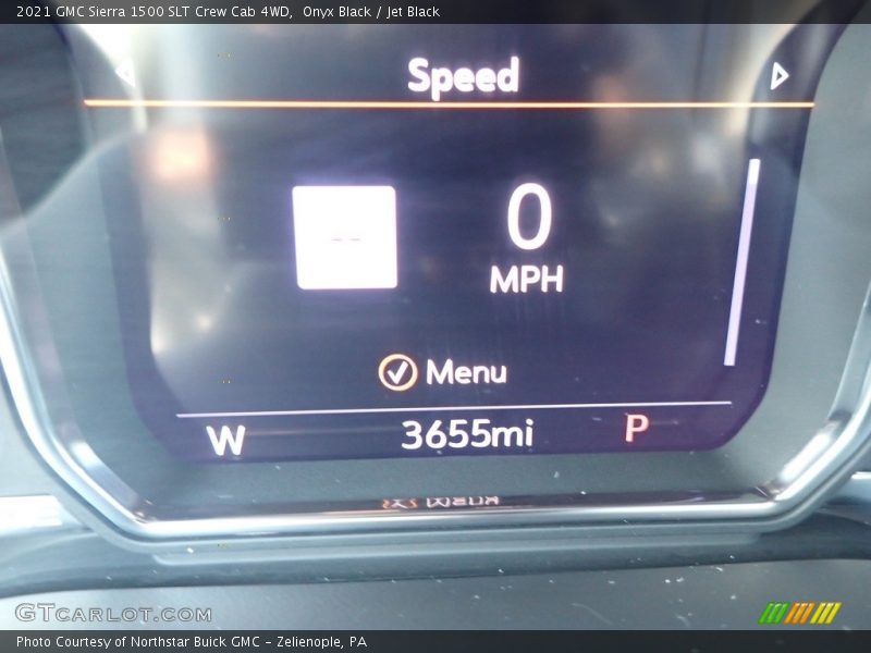 Onyx Black / Jet Black 2021 GMC Sierra 1500 SLT Crew Cab 4WD