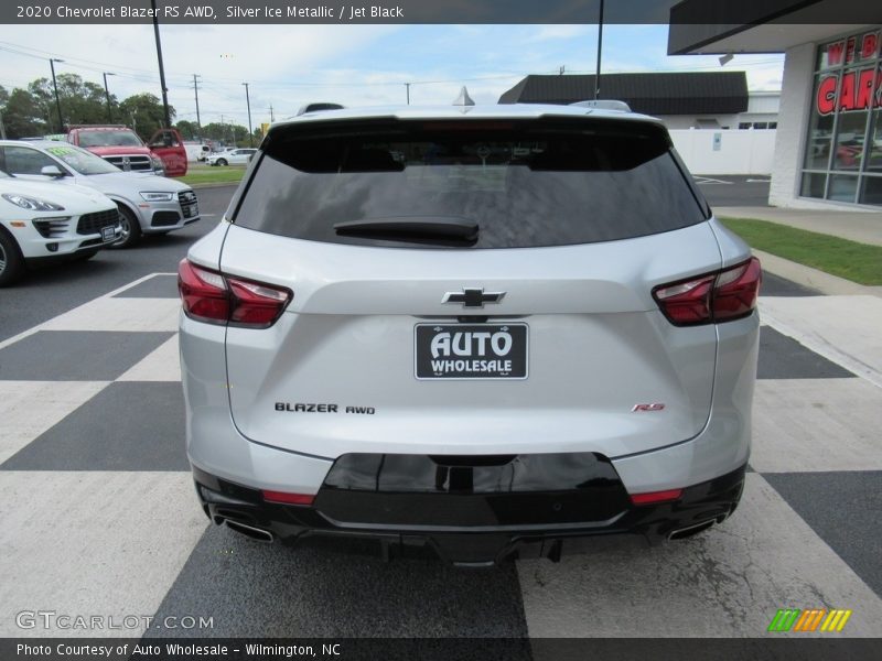 Silver Ice Metallic / Jet Black 2020 Chevrolet Blazer RS AWD