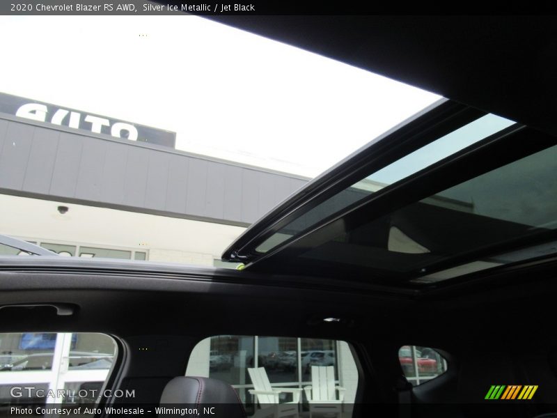 Silver Ice Metallic / Jet Black 2020 Chevrolet Blazer RS AWD