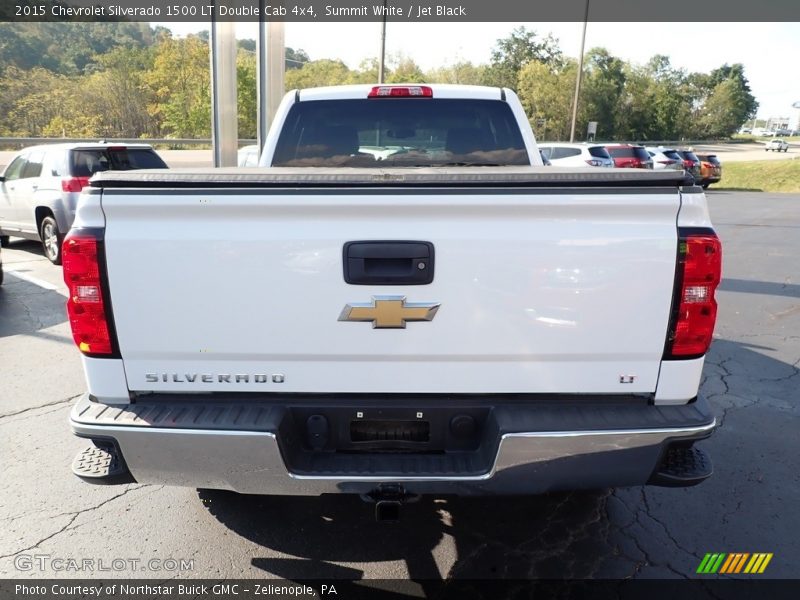 Summit White / Jet Black 2015 Chevrolet Silverado 1500 LT Double Cab 4x4