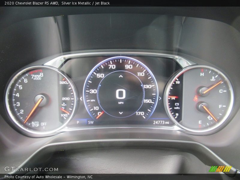 Silver Ice Metallic / Jet Black 2020 Chevrolet Blazer RS AWD