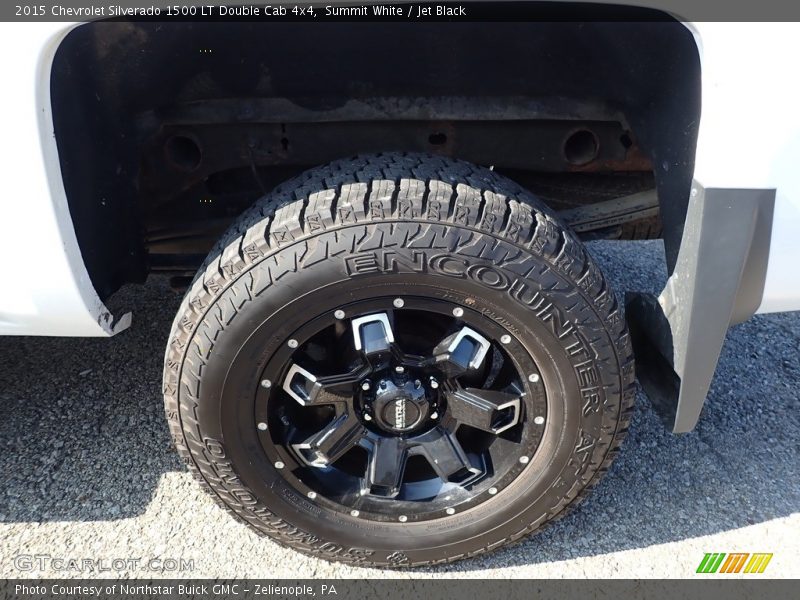 Summit White / Jet Black 2015 Chevrolet Silverado 1500 LT Double Cab 4x4