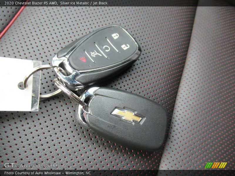 Silver Ice Metallic / Jet Black 2020 Chevrolet Blazer RS AWD