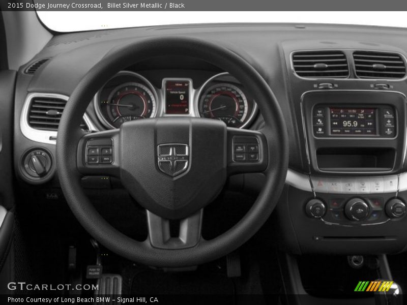 Billet Silver Metallic / Black 2015 Dodge Journey Crossroad
